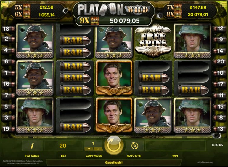 Platoon Wild slot